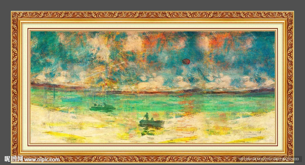 抽象油画