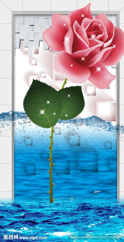 3d玄关背景墙