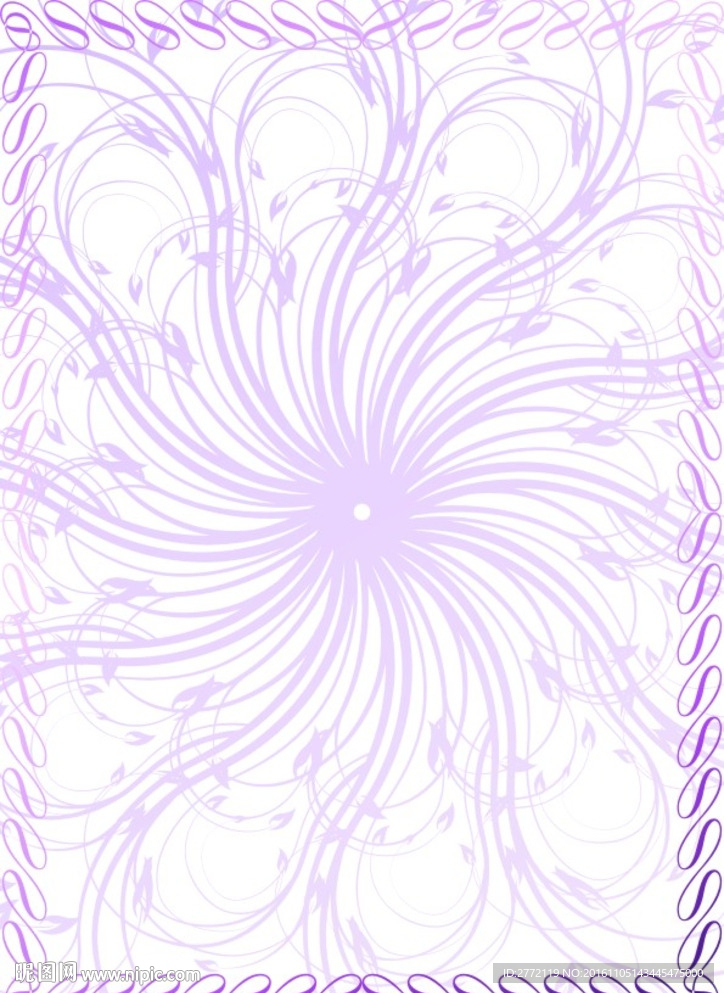 紫花情结-淘宝证书纹
