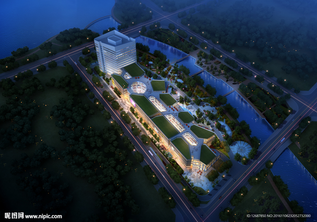 商业建筑效果图