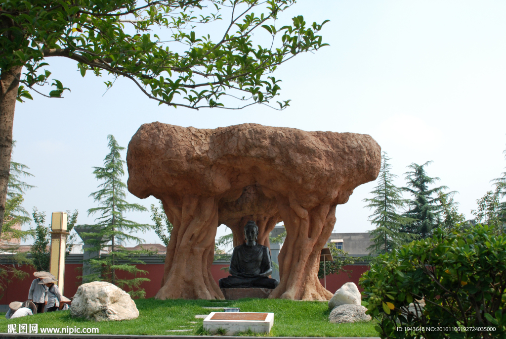 法门寺菩提悟道雕塑