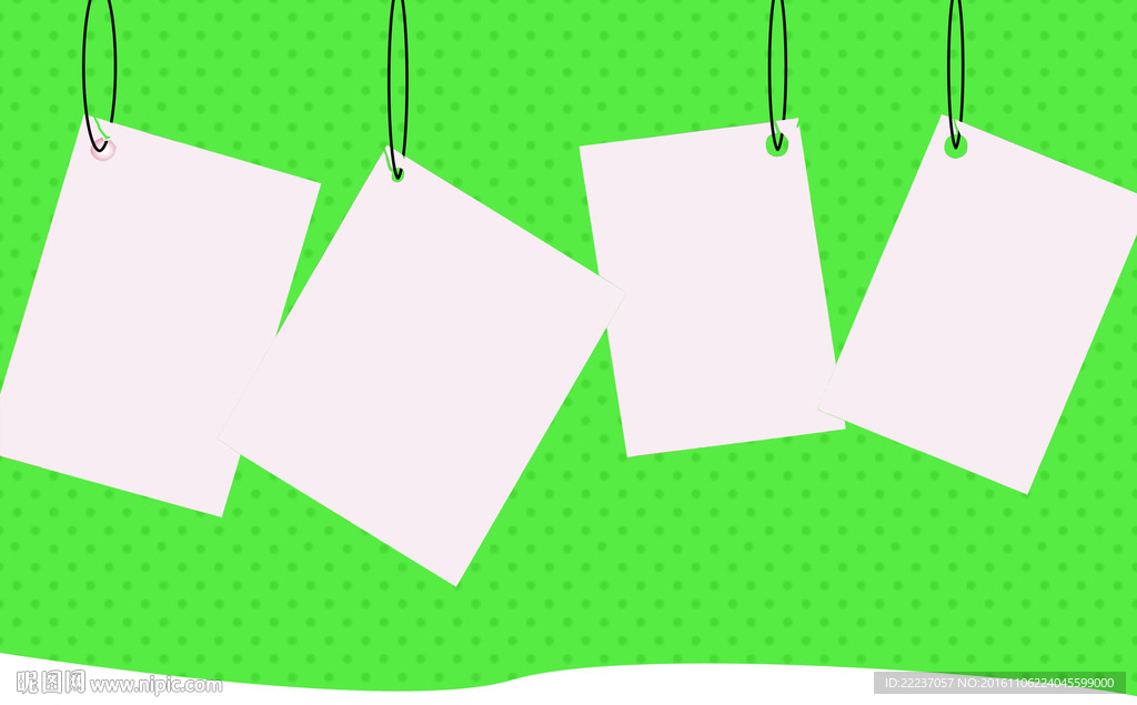 高清照片墙空白文档模板