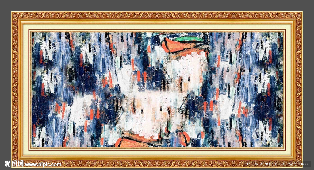 抽象油画