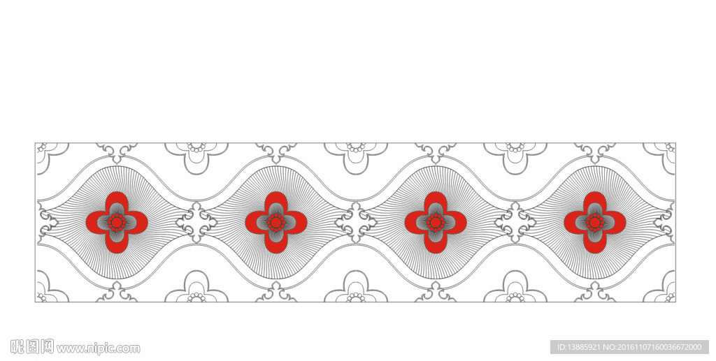 移门腰线欧式花纹