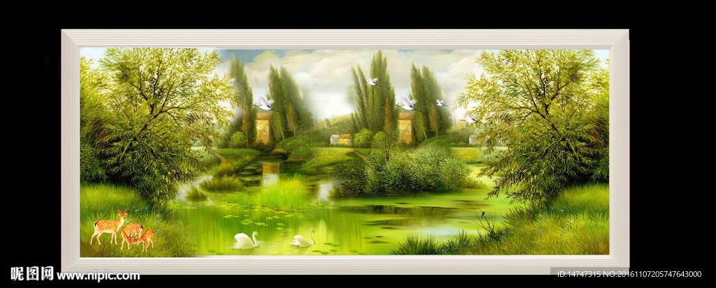 油画风景