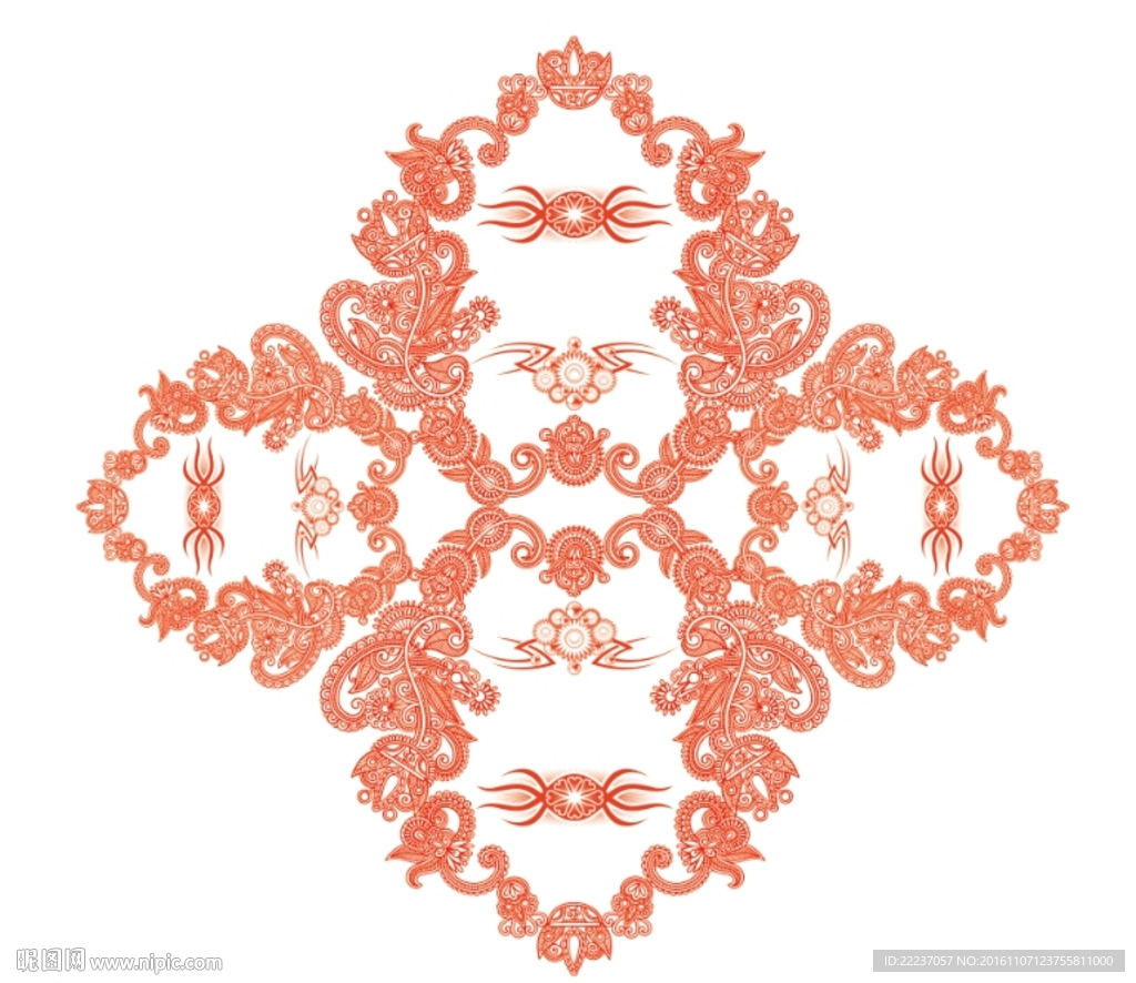 高清花纹纹理纹路窗花