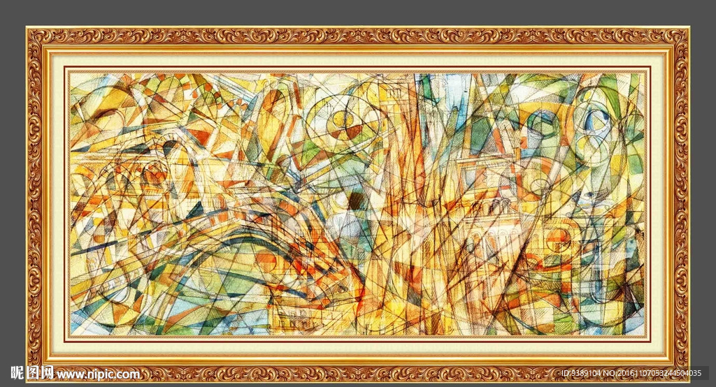 抽象油画