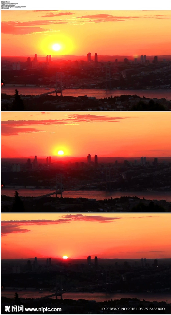 伊斯坦布尔夕阳大桥