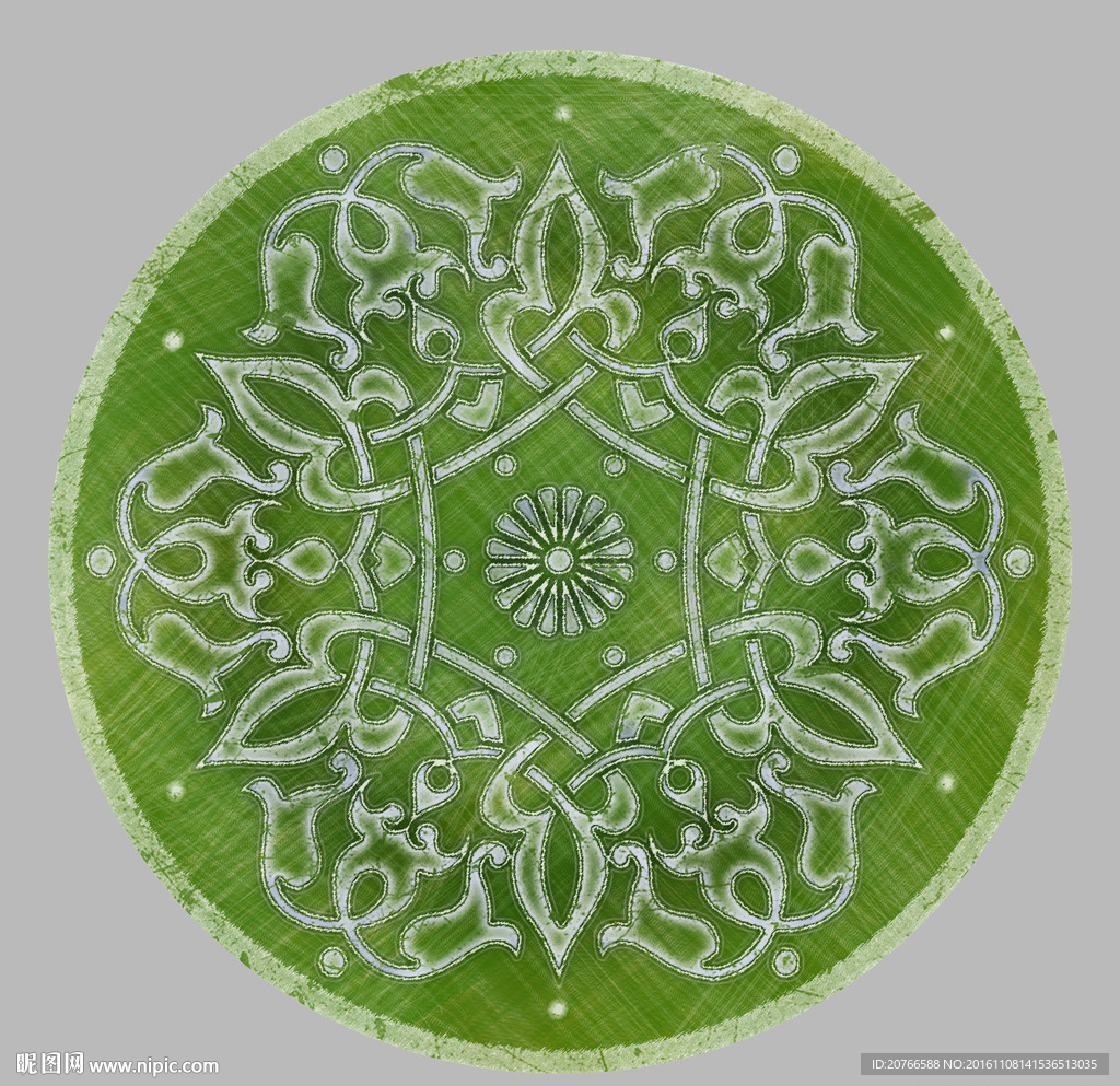 笔刷几何花纹