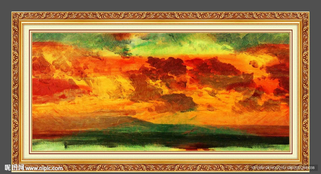 抽象油画