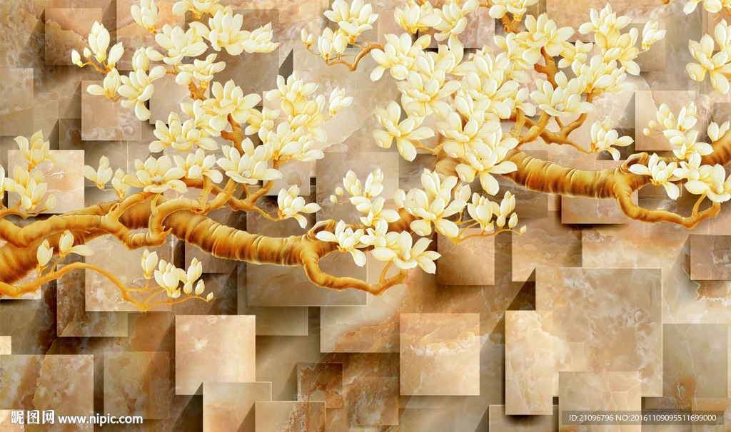 彩雕背景墙