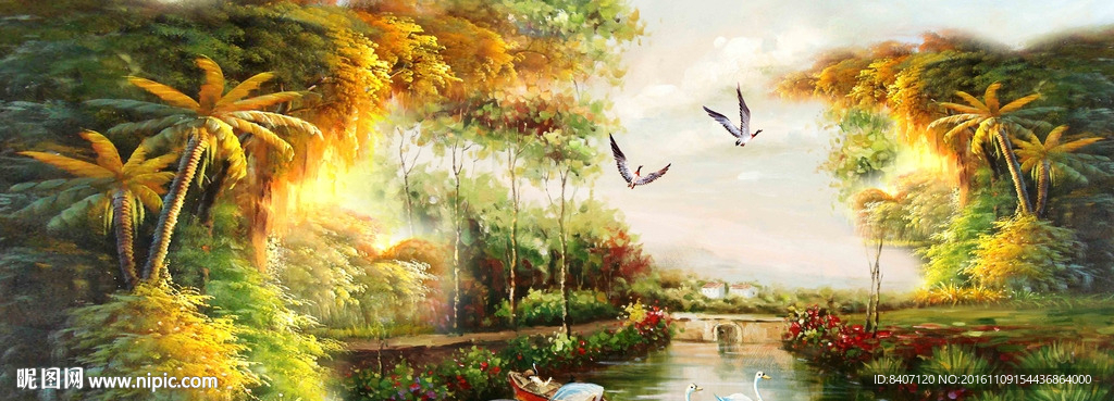 风景油画