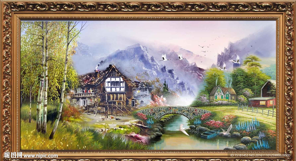 风景油画