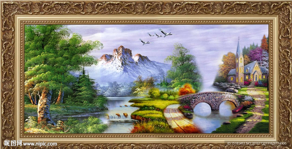 风景油画