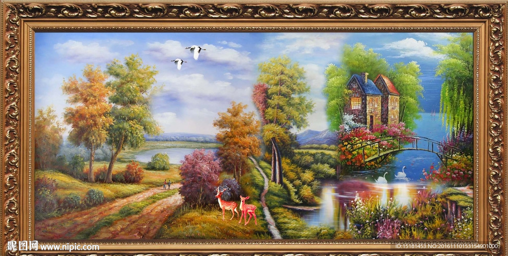 风景油画