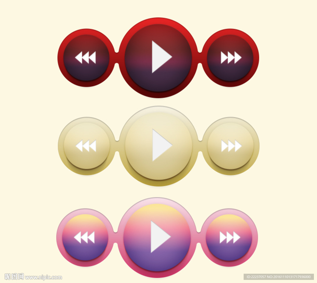 播放器按钮playstop按钮