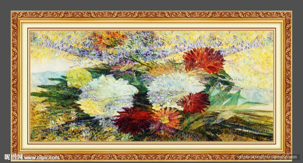 花卉油画