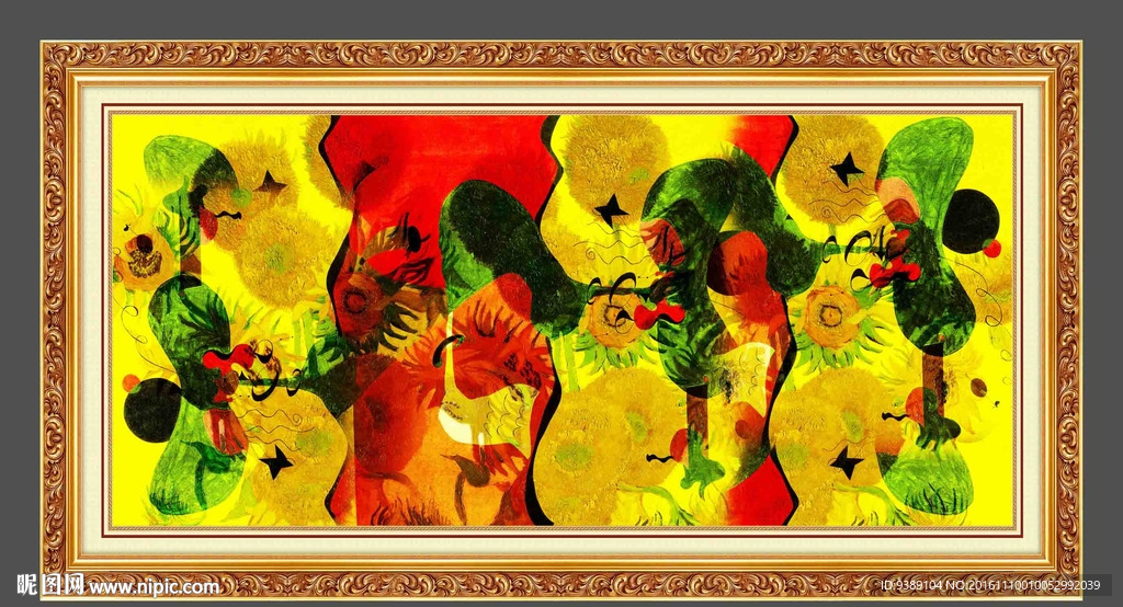 花卉油画