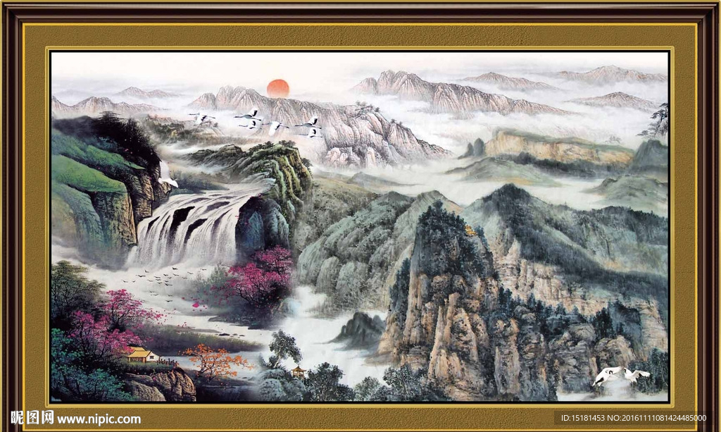 国画山水