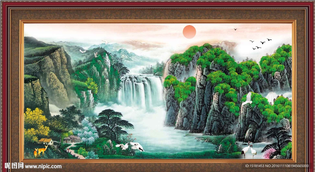 国画山水