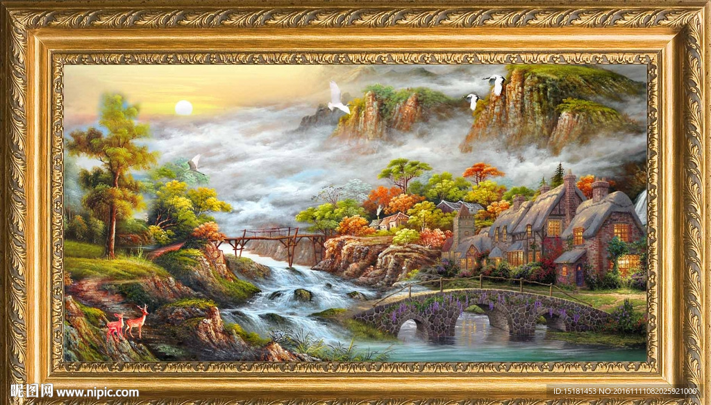 风景油画