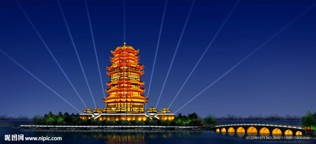 园林景观照明设计效果