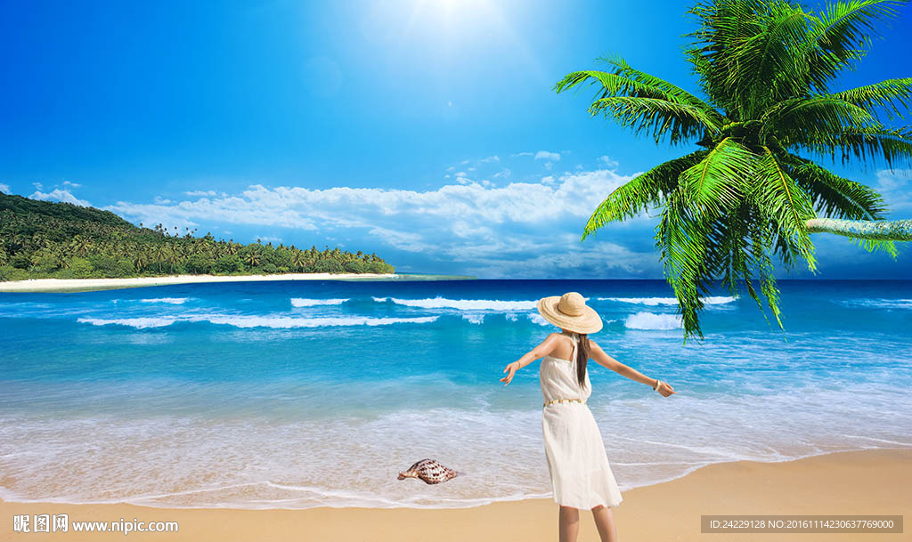 面朝大海背景墙