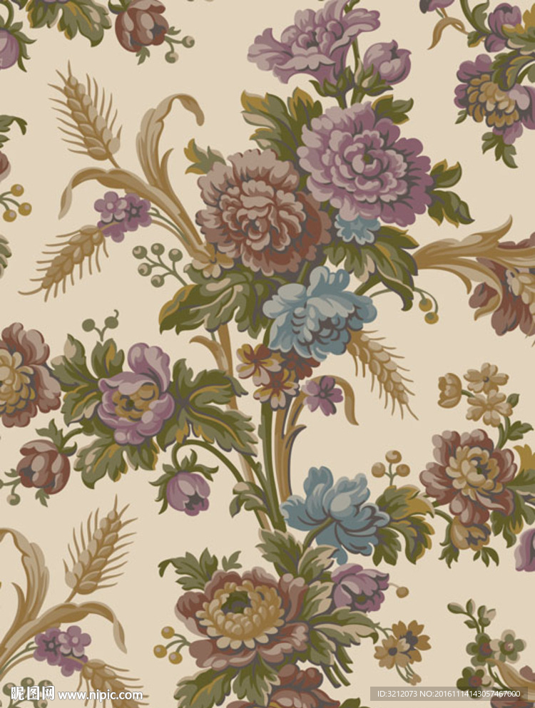 花卉设计稿分通道提专色