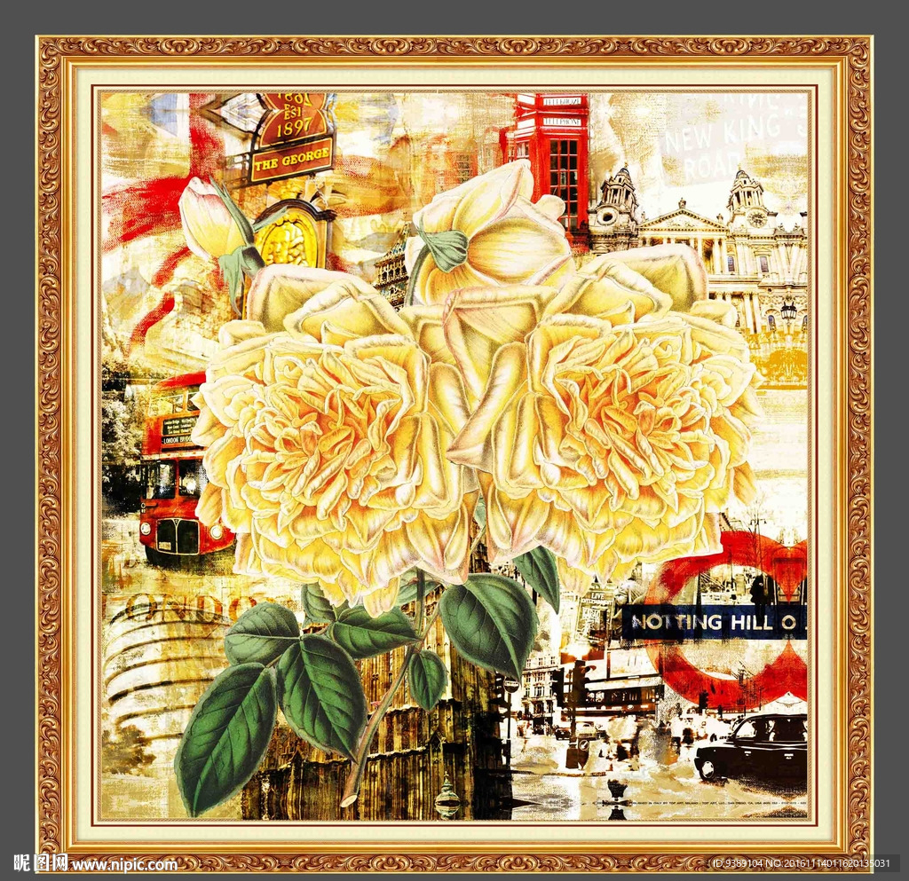 花卉装饰画
