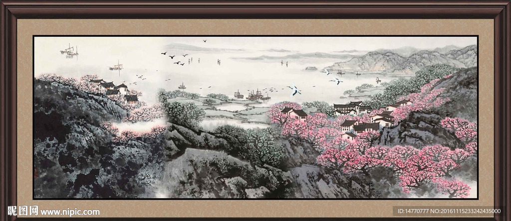 国画风景