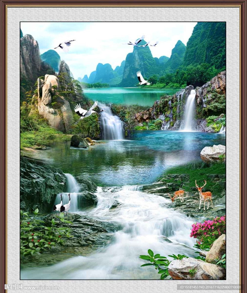巨幅山水风