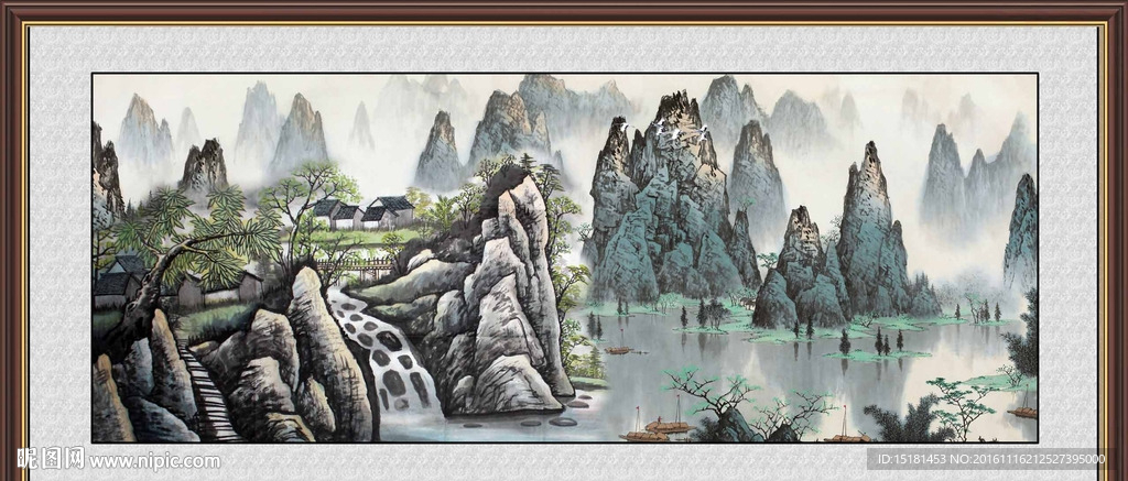 水墨山水