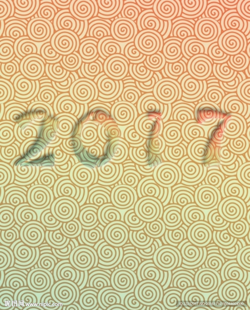 2017祥云背景底图底纹纹理