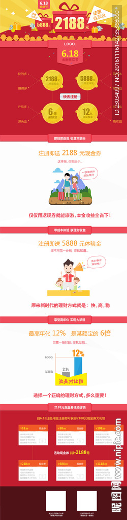 P2P理财活动专题页模版