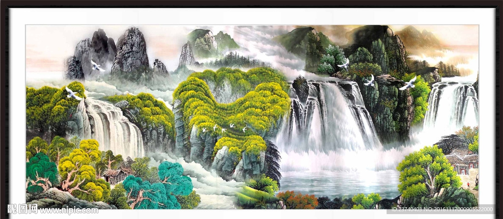 国画山水