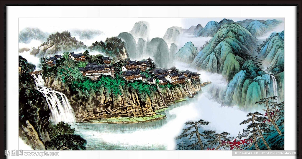 国画山水