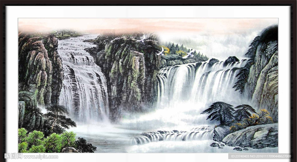 山水国画