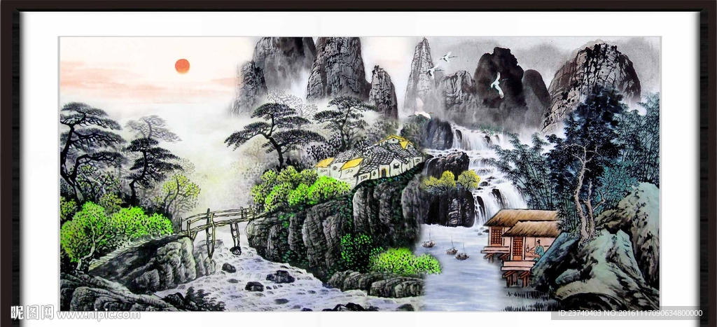 国画山水