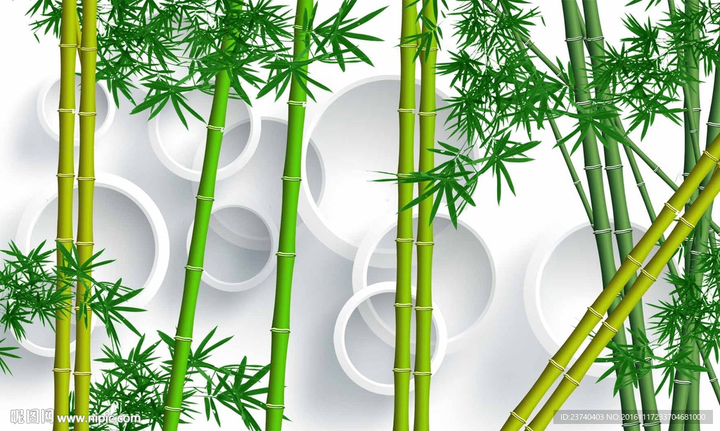 3d背景墙竹子