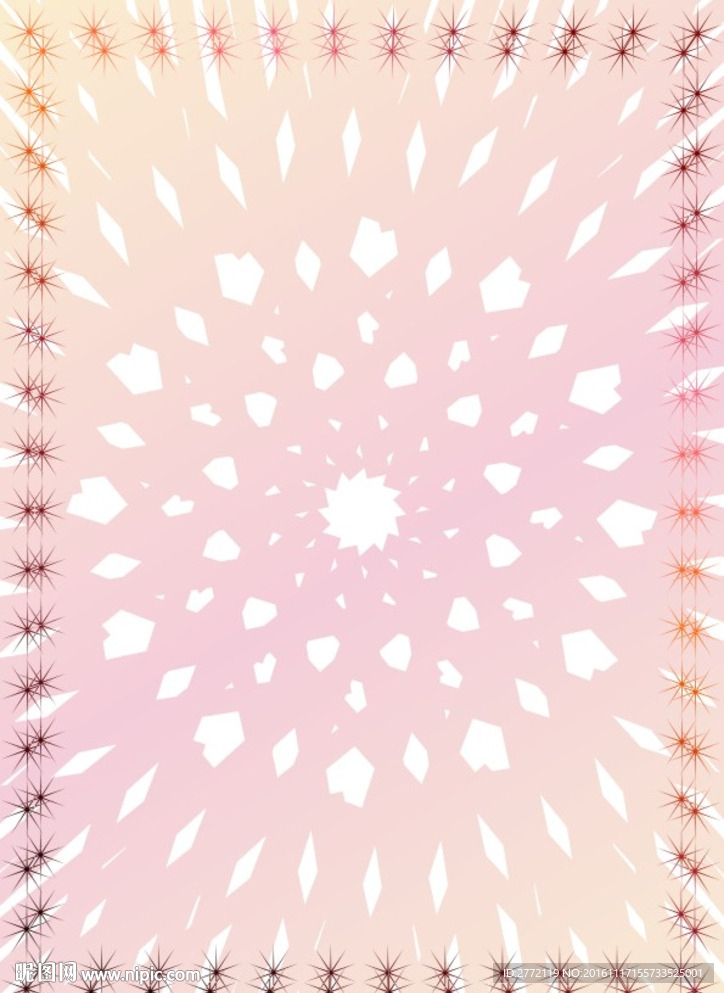 红花边-商业证书纹