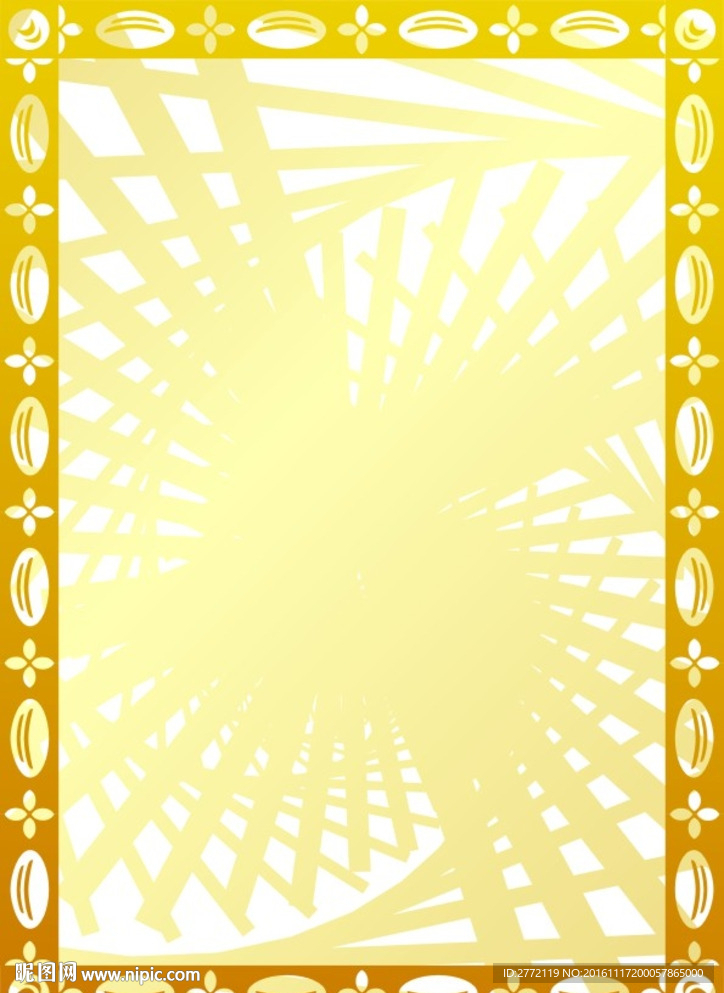 金牌版式-花样证书纹