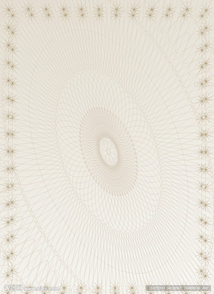 复杂线条-证书底纹