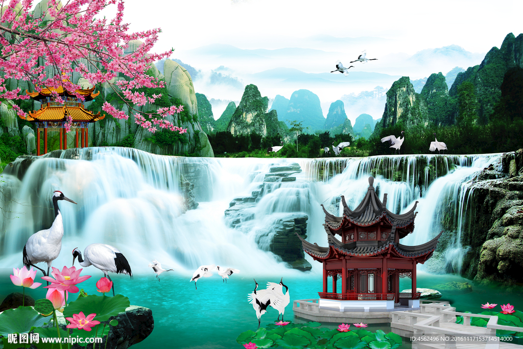 山水风景画