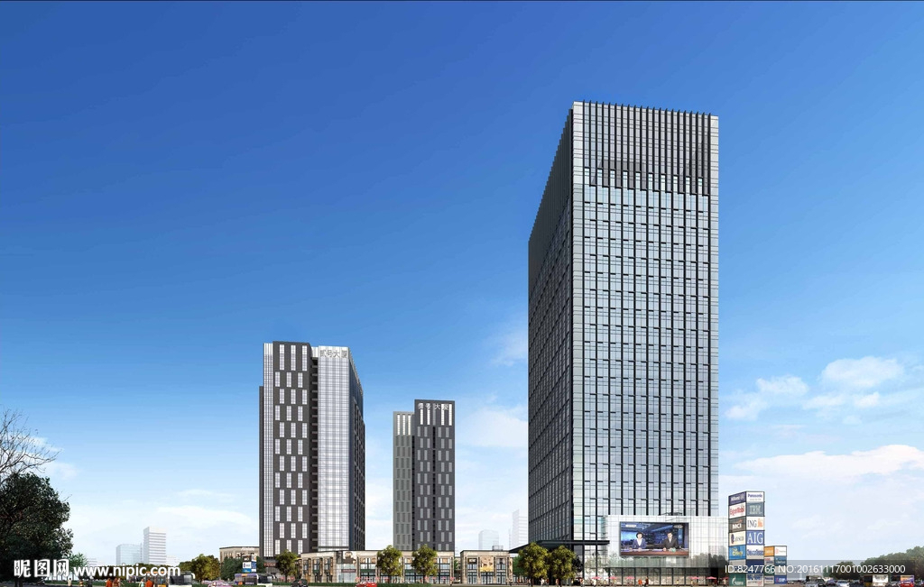 科技大厦建筑效果图