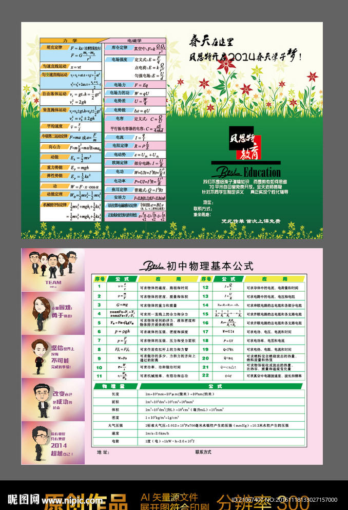初中物理基本公式