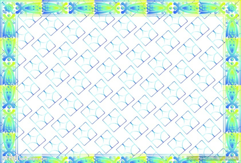 蓝风-加盟证书纹