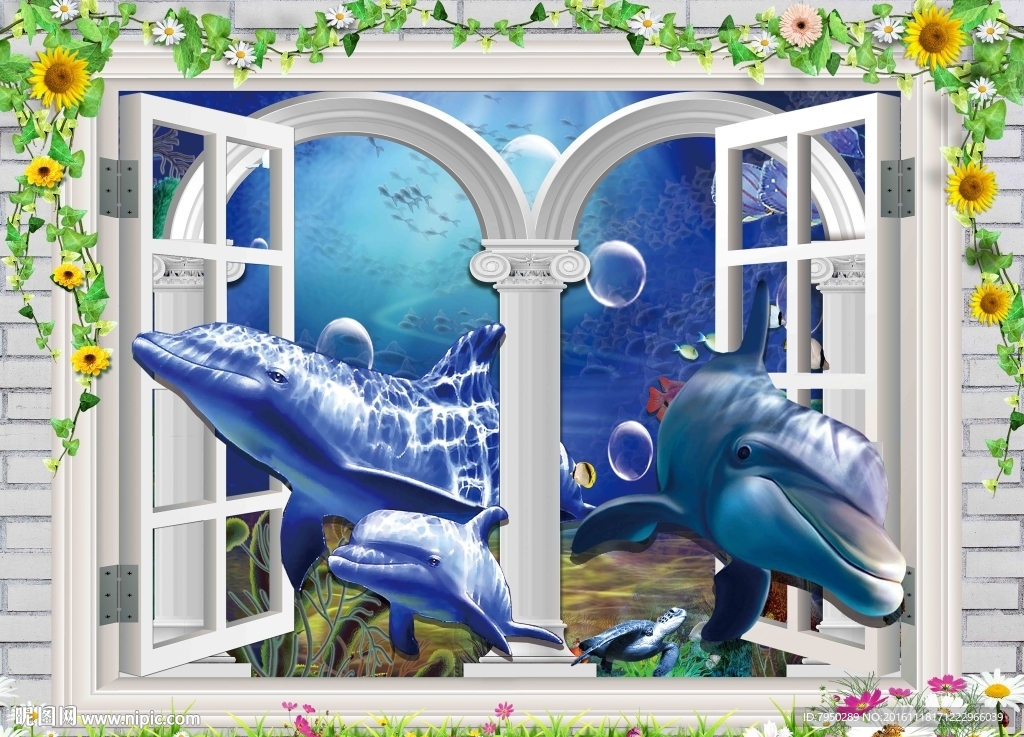 3D背景墙（未分层）