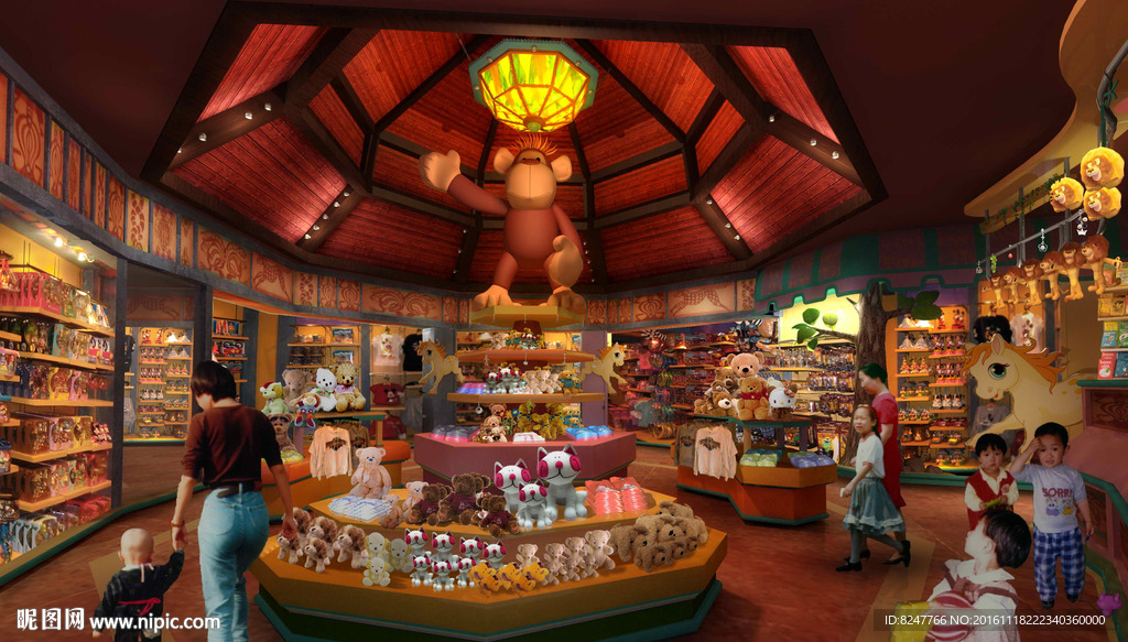 儿童主题公园室内效果图