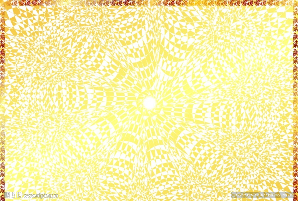 黄金版式-特约证书纹