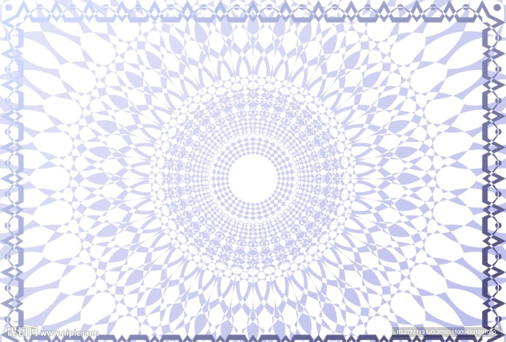 紫檀花-特许证书纹